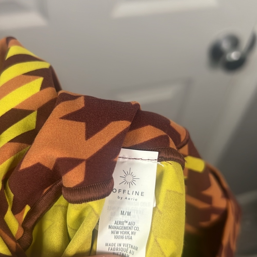 NWT Offline by Aerie Real Me Xtra 7/8 Legging in Houndstooth Print - Picture 6 of 11